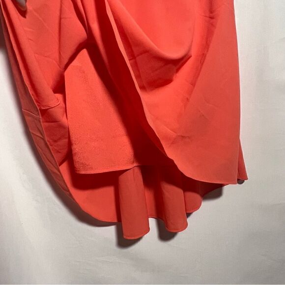 Ali & Jay Los Angeles Coral Sleeveless Collared High-Lo Fit & Flare Dress S - Picture 6 of 14